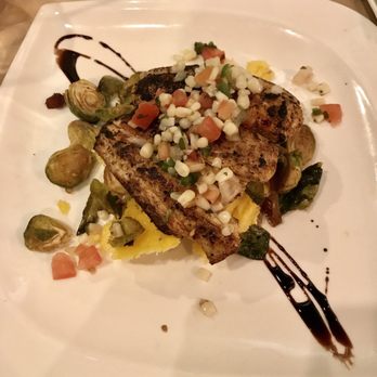 Chef's Palette Restaurant & Bar - Mahi with Brussel sprouts - New American Near Me - Cary, North Carolina