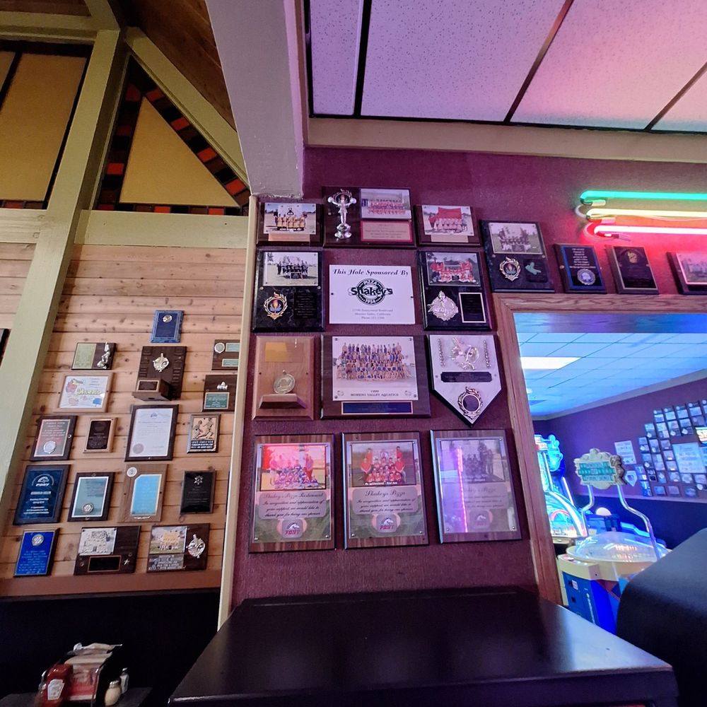 Shakey's Pizza Parlor - Plaques - Pizza Near Me - Moreno Valley, California Shakey's Pizza Parlor - Plaques - Pizza Near Me - Moreno Valley, California