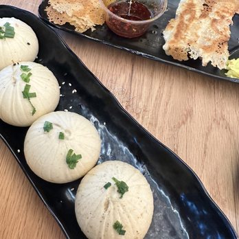 Dough Zone Dumpling House - Beaverton - Q Bao and pork and shrimp pot stickers - Dim Sum Near Me - Beaverton, Oregon Dough Zone Dumpling House - Beaverton - Q Bao and pork and shrimp pot stickers - Dim Sum Near Me - Beaverton, Oregon
