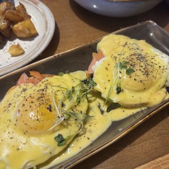 Twenty First - Smoked Salmon Benedict. $21. Mm... 6/10, a little too salty for me. - American Near Me - Nashville, Tennessee Twenty First - Smoked Salmon Benedict. $21. Mm... 6/10, a little too salty for me. - American Near Me - Nashville, Tennessee