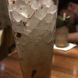 Cinnamon bark filled drink