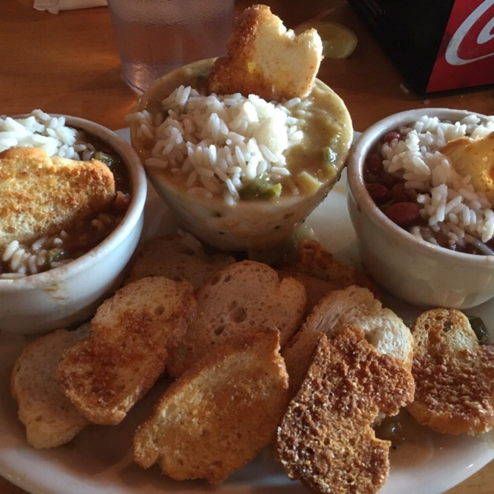 The Cajun Corner On Broad - Jazzy Soup Sampler - New American Near Me - Eufaula, Alabama The Cajun Corner On Broad - Jazzy Soup Sampler - New American Near Me - Eufaula, Alabama