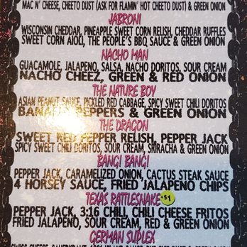 The Flying Elbow - Main menu - Hot Dogs Near Me - Marshalltown, Iowa The Flying Elbow - Main menu - Hot Dogs Near Me - Marshalltown, Iowa