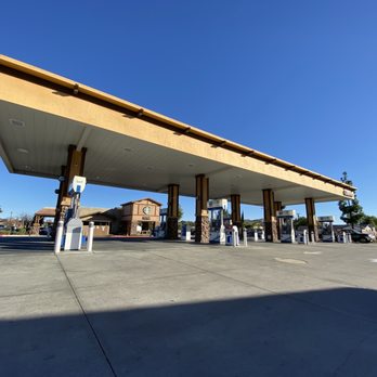 Chevron - a gas station on a sunny day - Gas Stations Near Me - Riverside, California