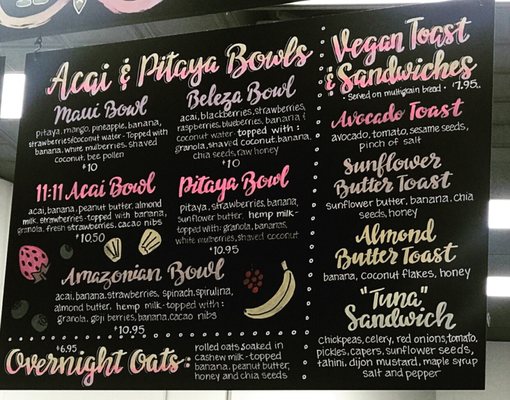 Menu photo 7 11:11 Health Bar Newton, MA Menu photo 7 11:11 Health Bar Newton, MA