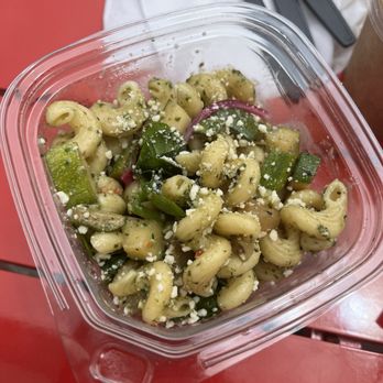The Lucky Bucket - Pesto pasta salad - Seafood Near Me - Grand Haven, Michigan The Lucky Bucket - Pesto pasta salad - Seafood Near Me - Grand Haven, Michigan