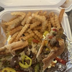 Soca Food Truck - Plant-based Beef Cheese Steak w/Fries