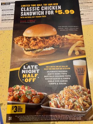 Menu photo 1 Buffalo Wild Wings Waldorf, MD