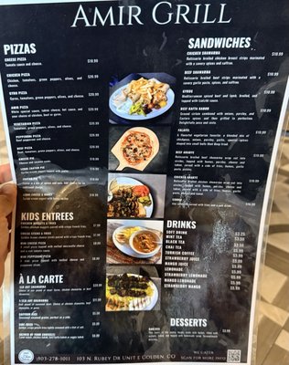 Menu photo 2 Amir Grill Golden, CO