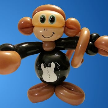 Creative Balloons MC - Secret Agent 00M (Monkey) balloon shape - Balloon Services Near Me - Watsonville, California Creative Balloons MC - Secret Agent 00M (Monkey) balloon shape - Balloon Services Near Me - Watsonville, California