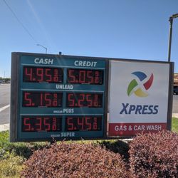 Xpress Gas & Car Wash - Gas prices on 7/27/26.