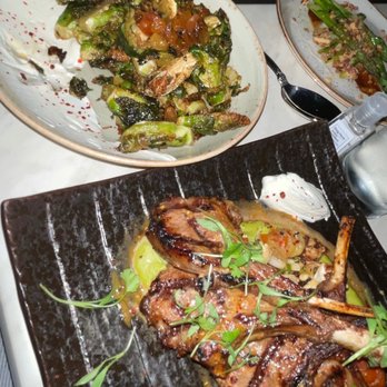 La Vie - Lamb Chop, Brussels Sprouts, & Asparagus - Cocktail Bars Near Me - Washington, DC, District of Columbia