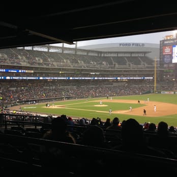 Comerica Park - Yankees in town. Snowing. April 2015. - Stadiums & Arenas Near Me - Detroit, Michigan Comerica Park - Yankees in town. Snowing. April 2015. - Stadiums & Arenas Near Me - Detroit, Michigan