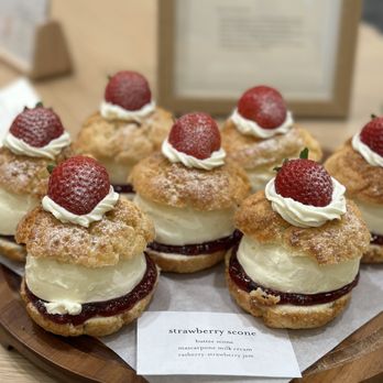 Harucake - Strawberry scone - Coffee & Tea Near Me - Los Angeles, California Harucake - Strawberry scone - Coffee & Tea Near Me - Los Angeles, California