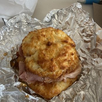 Contimo Provisions - Biscuit tasted as I imagined decent. For $8.25 for just ham and jam before tax the protein was way too lacking in size. - Coffee & Tea Near Me - Napa, California