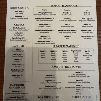 Kira - Lunch menu. - Sushi Bars Near Me - Houston, Texas Kira - Lunch menu. - Sushi Bars Near Me - Houston, Texas