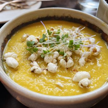 Owamni - Corn chowder - New American Near Me - Minneapolis, Minnesota Owamni - Corn chowder - New American Near Me - Minneapolis, Minnesota