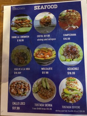 Menu photo 2 La Chismosa Mariscos Lafayette, LA