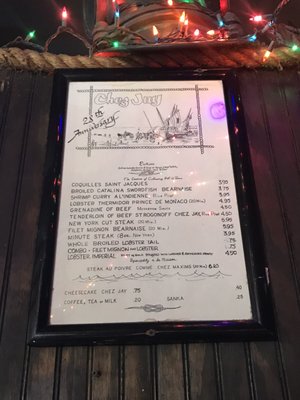 Menu photo 7 Chez Jay Santa Monica, CA