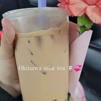 Sharetea - Okinawa milk tea with tapioca pearls! - Bubble Tea Near Me - Houston, Texas