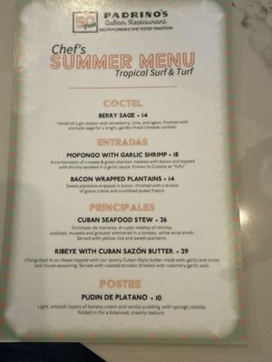 Menu photo 2 Padrino's Cuban - Boca Raton Boca Raton, FL Menu photo 2 Padrino's Cuban - Boca Raton Boca Raton, FL