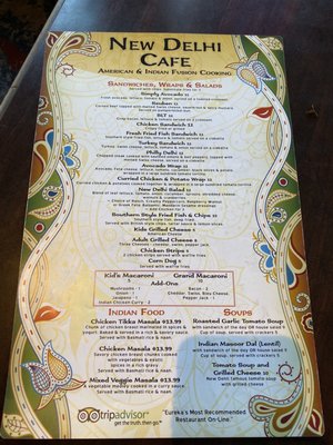 Menu photo 4 New Delhi Cafe Eureka Springs, AR Menu photo 4 New Delhi Cafe Eureka Springs, AR