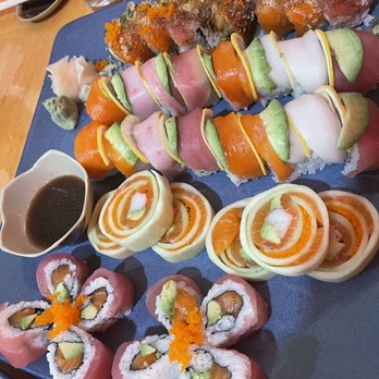 Osaka Japanese Restaurant - Rainbow Roll, Tiger Roll, Cherry blossom and Ahi roll... - Japanese Near Me - Flowood, Mississippi Osaka Japanese Restaurant - Rainbow Roll, Tiger Roll, Cherry blossom and Ahi roll... - Japanese Near Me - Flowood, Mississippi