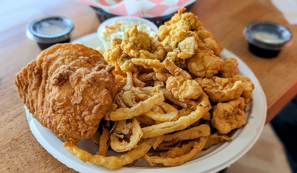 Food from Burke's Seafood