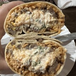 Burrito supreme with Asada no beans. Was soooooo good