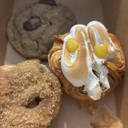 Chocolate Chunk Cookie, Brown Suga' Bun, Yuzu Croissant!