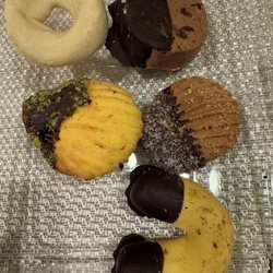 Kurabia,choc chip,horseshoe, pistachio and coconut cookies