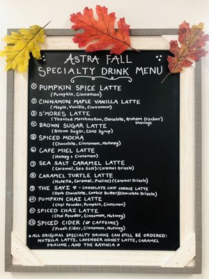 Menu photo 7 Astra Coffee Roasters Highland Park, IL