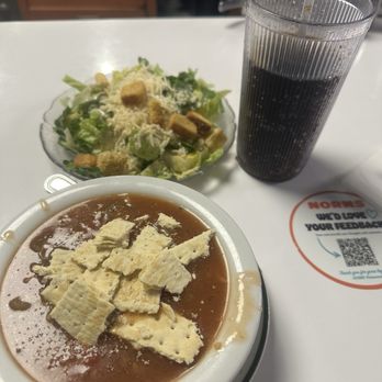 NORMS - Soup and salad. Next comes New York cut steak. Complete with veggies and baked potatoes butter and cream. - Diners Near Me - Van Nuys, California NORMS - Soup and salad. Next comes New York cut steak. Complete with veggies and baked potatoes butter and cream. - Diners Near Me - Van Nuys, California