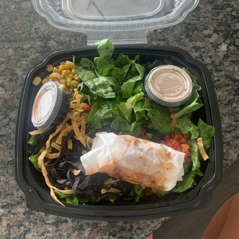 Hickory Tavern - I asked for a grilled chicken ceased salad to go and received this - American Near Me - Charlotte, North Carolina Hickory Tavern - I asked for a grilled chicken ceased salad to go and received this - American Near Me - Charlotte, North Carolina
