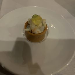 Complimentary dish from chef