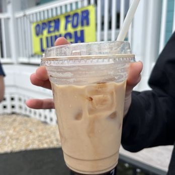 The Daily Grind - Iced turtle mocha latte - Coffee & Tea Near Me - Surf City, North Carolina The Daily Grind - Iced turtle mocha latte - Coffee & Tea Near Me - Surf City, North Carolina