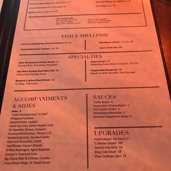 Kaiser's Chophouse - Menu - American Near Me - Sandy Springs, Georgia Kaiser's Chophouse - Menu - American Near Me - Sandy Springs, Georgia