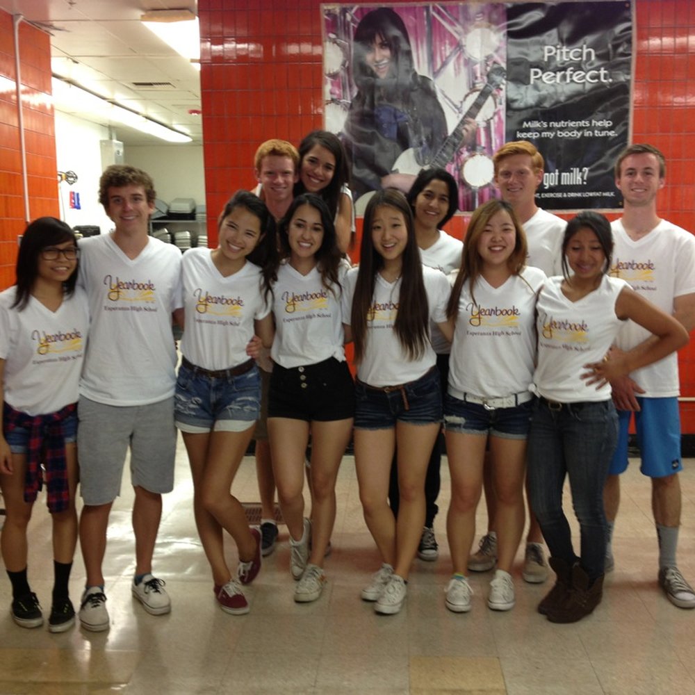 Yearbook shirts thanks to Kolor Splash!