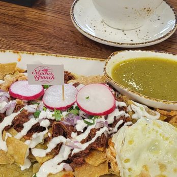 Madres Brunch - Madres chilaquiles with green sauce - Breakfast & Brunch Near Me - Whittier, California