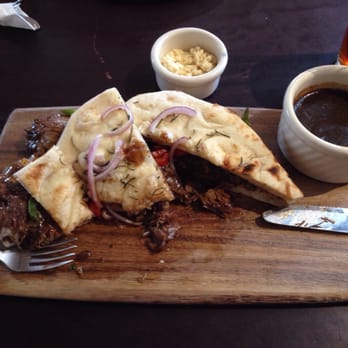Station 66 - Braised Beef sandwich with peppers and onions. Delicious! - Bars Near Me - Williams, Arizona Station 66 - Braised Beef sandwich with peppers and onions. Delicious! - Bars Near Me - Williams, Arizona