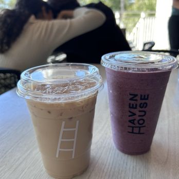 HavenHouse Local Eatery and Coffee Bar - Iced vanilla latte and refresh berry smoothie - Breakfast & Brunch Near Me - Safety Harbor, Florida HavenHouse Local Eatery and Coffee Bar - Iced vanilla latte and refresh berry smoothie - Breakfast & Brunch Near Me - Safety Harbor, Florida