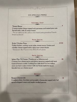 Menu photo 4 Rappahannock Pizza Kitchen Sperryville, VA Menu photo 4 Rappahannock Pizza Kitchen Sperryville, VA