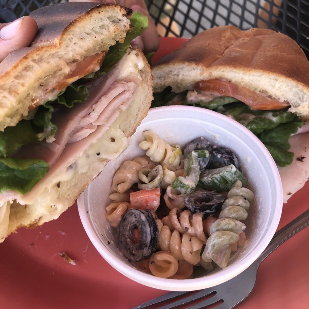 Bon Appetit - Half dome with pasta salad - Sandwiches Near Me - Lodi, California Bon Appetit - Half dome with pasta salad - Sandwiches Near Me - Lodi, California