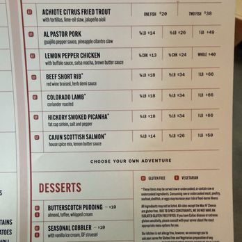 Work & Class - Menu - Latin American Near Me - Englewood, Colorado