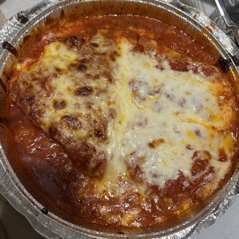 Tuscanys Italian Restaurant - 1/2 Lasagna & Chicken Parmigiana (combination plate) - Italian Near Me - Dayton, Texas Tuscanys Italian Restaurant - 1/2 Lasagna & Chicken Parmigiana (combination plate) - Italian Near Me - Dayton, Texas