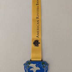 Santa Barbara Half Marathon - 2019 finisher medal