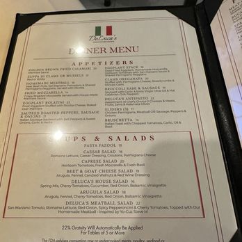 DeLuca's Italian Kitchen & Bar - Menu - Italian Near Me - Boynton Beach, Florida DeLuca's Italian Kitchen & Bar - Menu - Italian Near Me - Boynton Beach, Florida