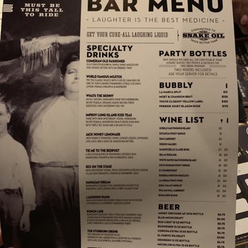 Miami Improv Comedy Club and Dinner Theater - Drink menu - Comedy Clubs Near Me - Doral, Florida Miami Improv Comedy Club and Dinner Theater - Drink menu - Comedy Clubs Near Me - Doral, Florida