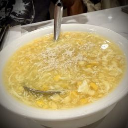 Cream of Corn with Minced Chicken Soup Cream of Corn with Minced Chicken Soup