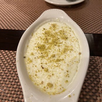Afghan Kabob - Milk pudding with crushed pistachios - Middle Eastern Near Me - Springfield, Virginia Afghan Kabob - Milk pudding with crushed pistachios - Middle Eastern Near Me - Springfield, Virginia